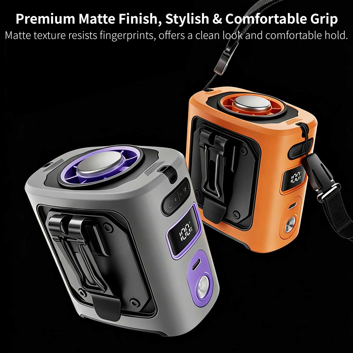 Semiconductor Cooling Waist Fan – 8000mAh Wearable Portable Fan | Traverseon
