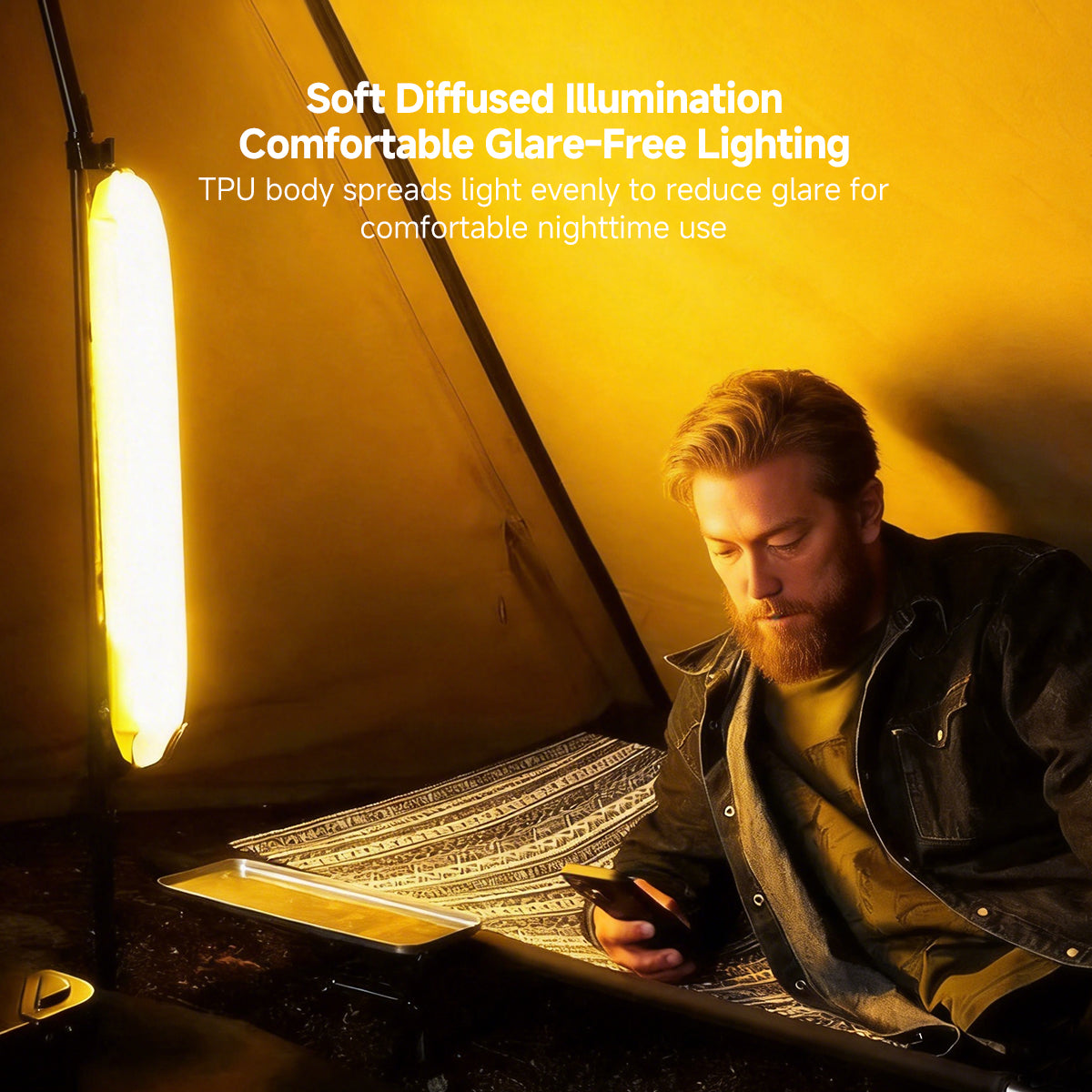 Solar Inflatable Camping Lantern – Rechargeable Waterproof LED Light | Traverseon