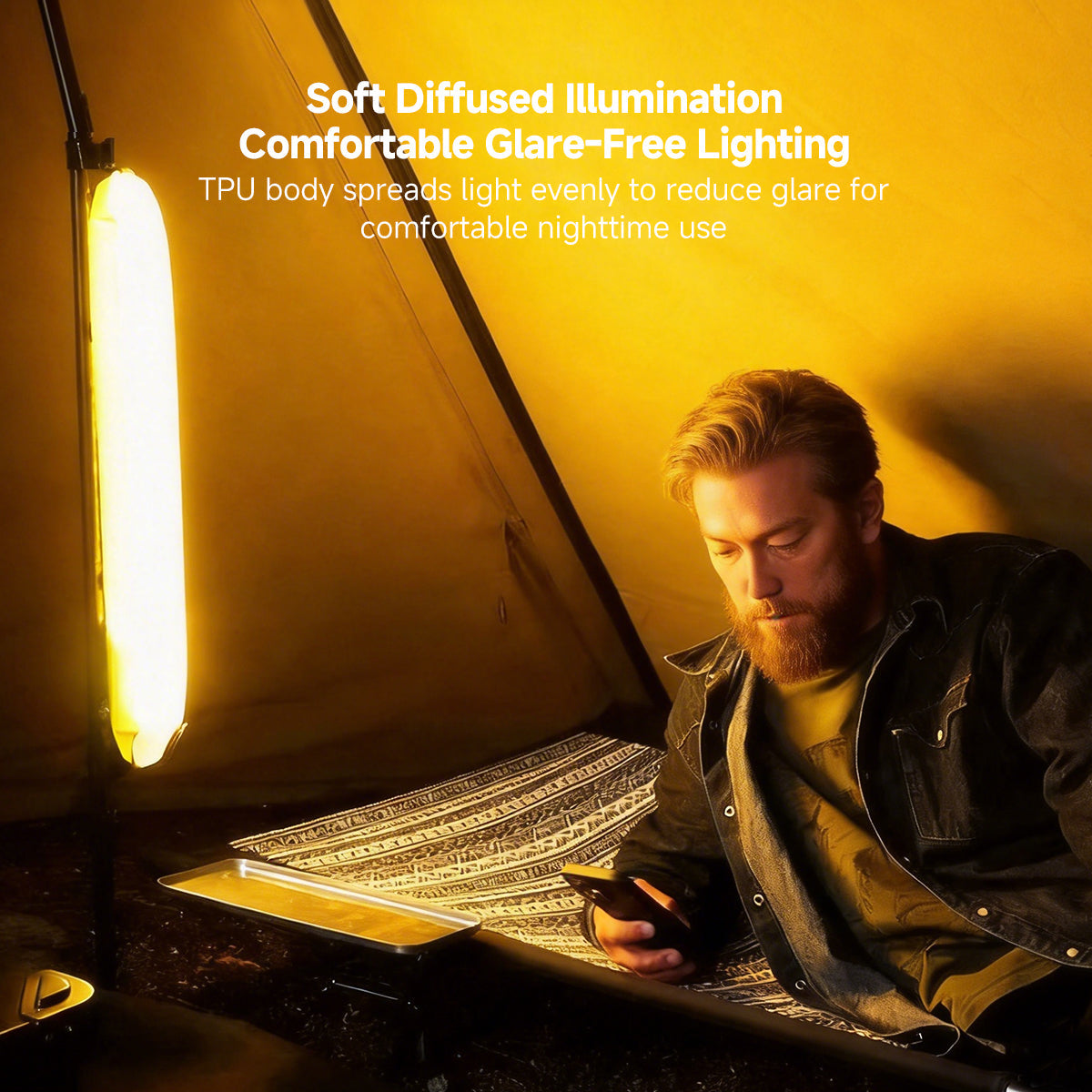 Solar Inflatable Camping Lantern – Rechargeable Waterproof LED Light | Traverseon