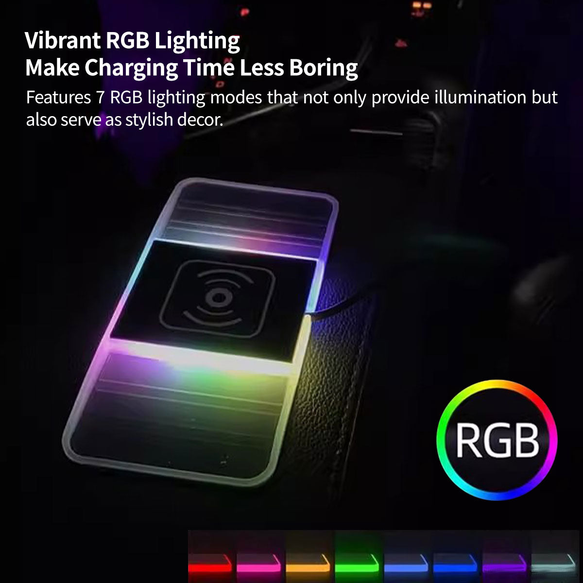 Wireless Car Charger – 20W Dual-Slot Fast Charging with Anti-Slip Pad | Traverseon