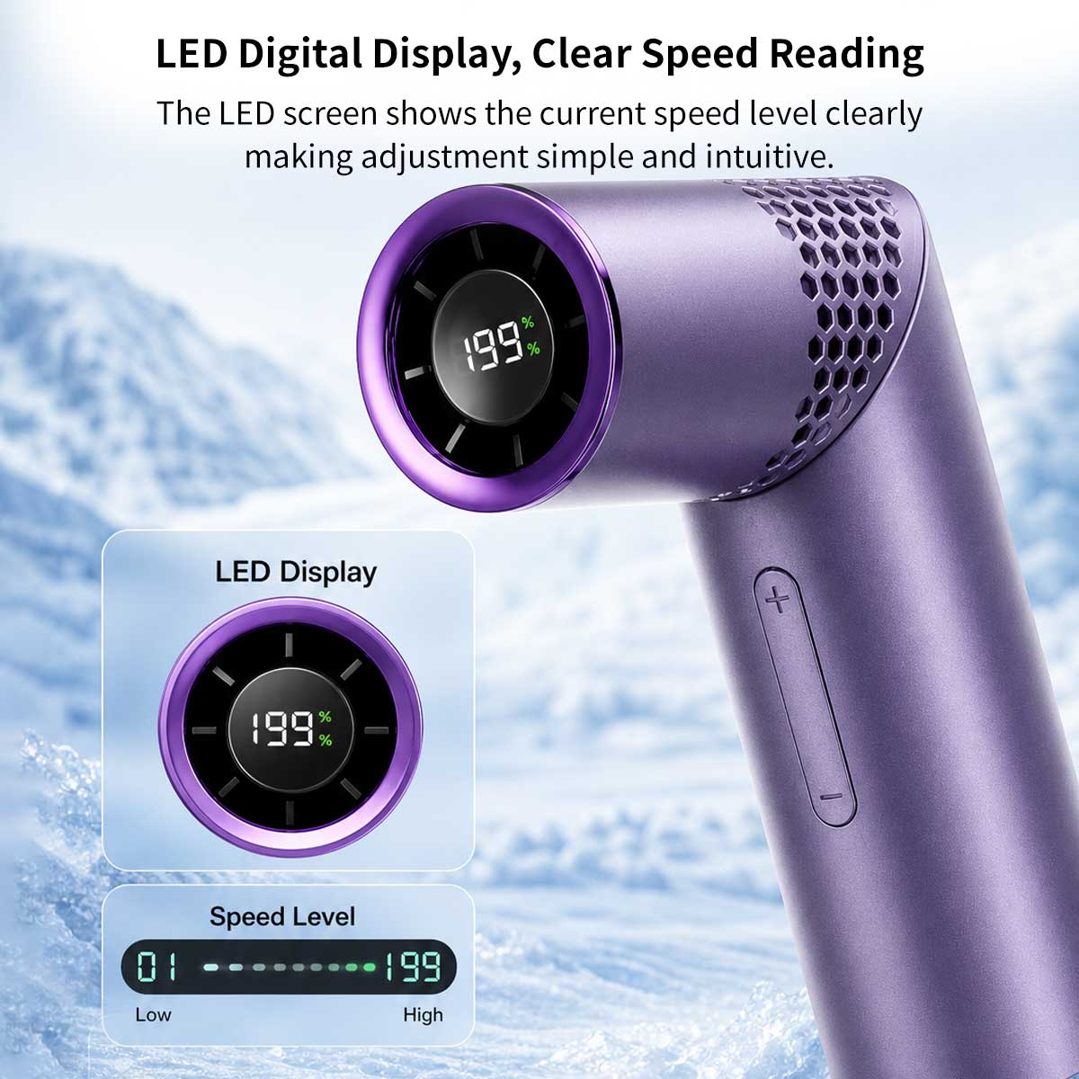 Portable Handheld Fan – 3000mAh 199-Speed Lipstick Mini Fan | Traverseon