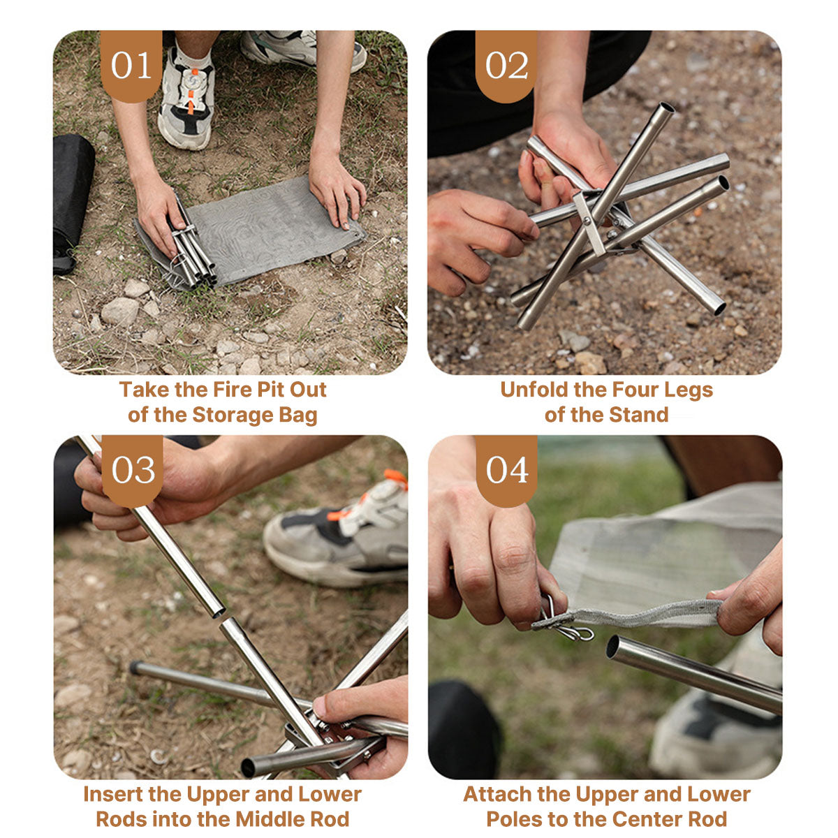 Portable Camping Fire Pit