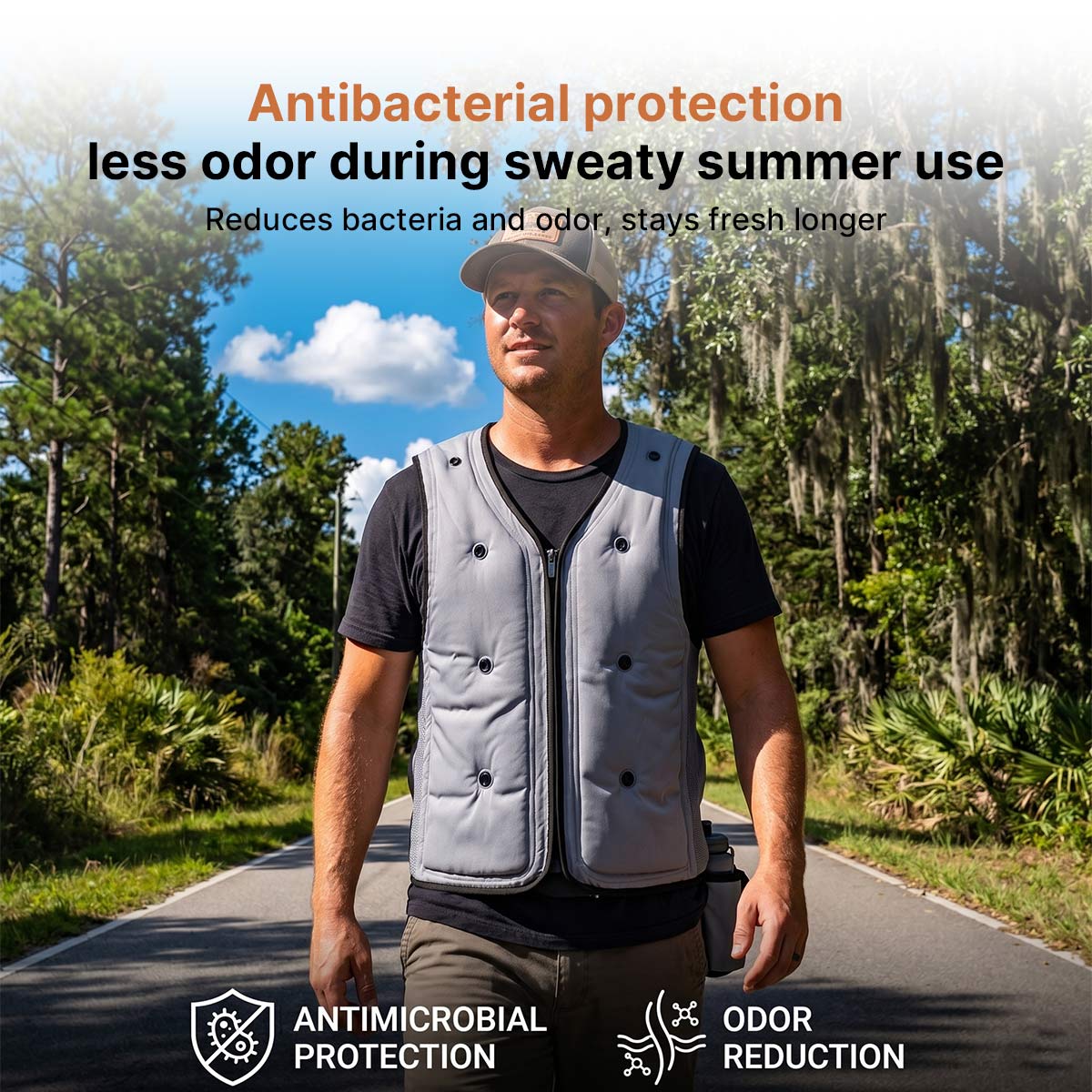 Evaporative Cooling Vest – Lightweight Breathable Heat Relief | Traverseon