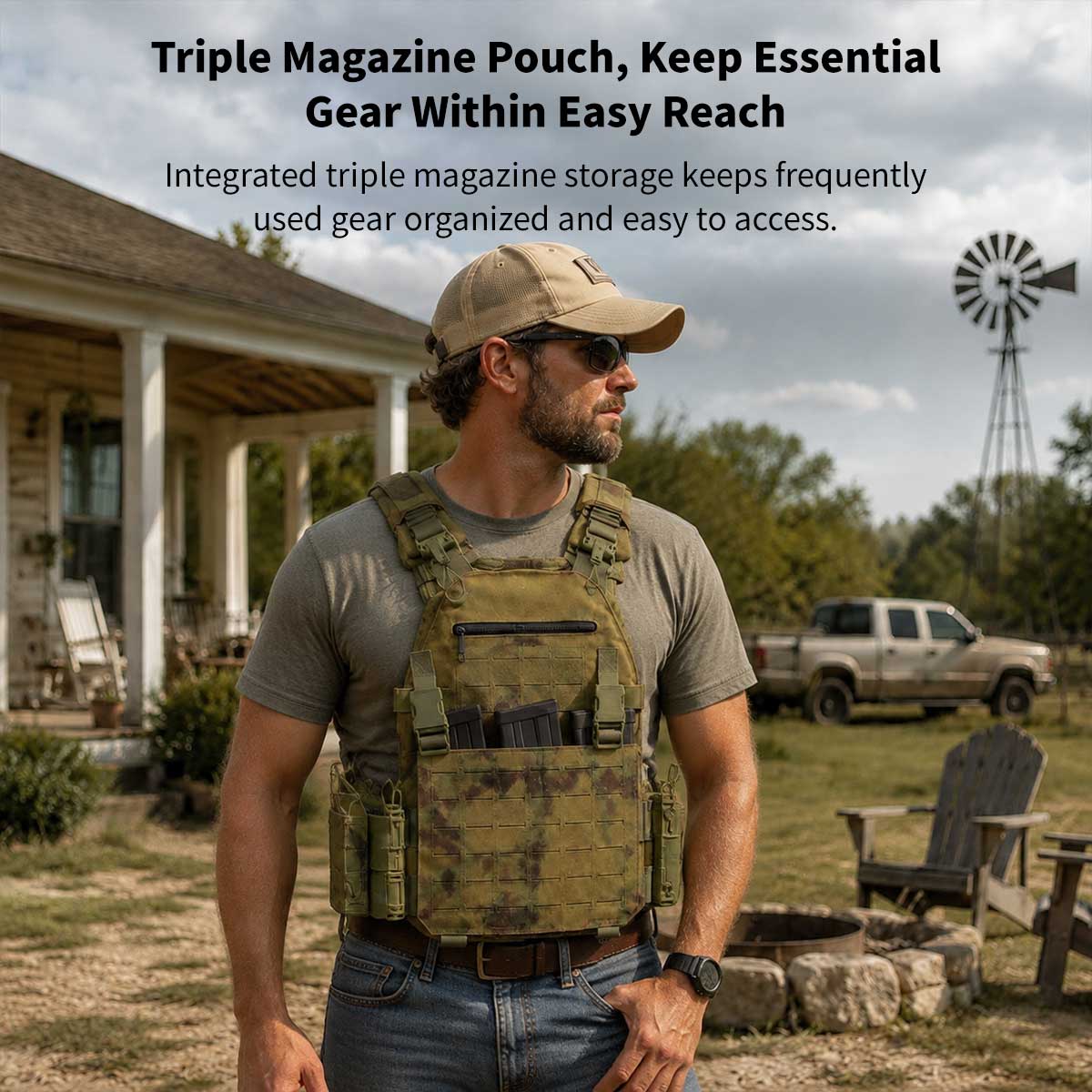 900D Tactical Vest – Adjustable MOLLE Quick-Release Carrier | Traverseon