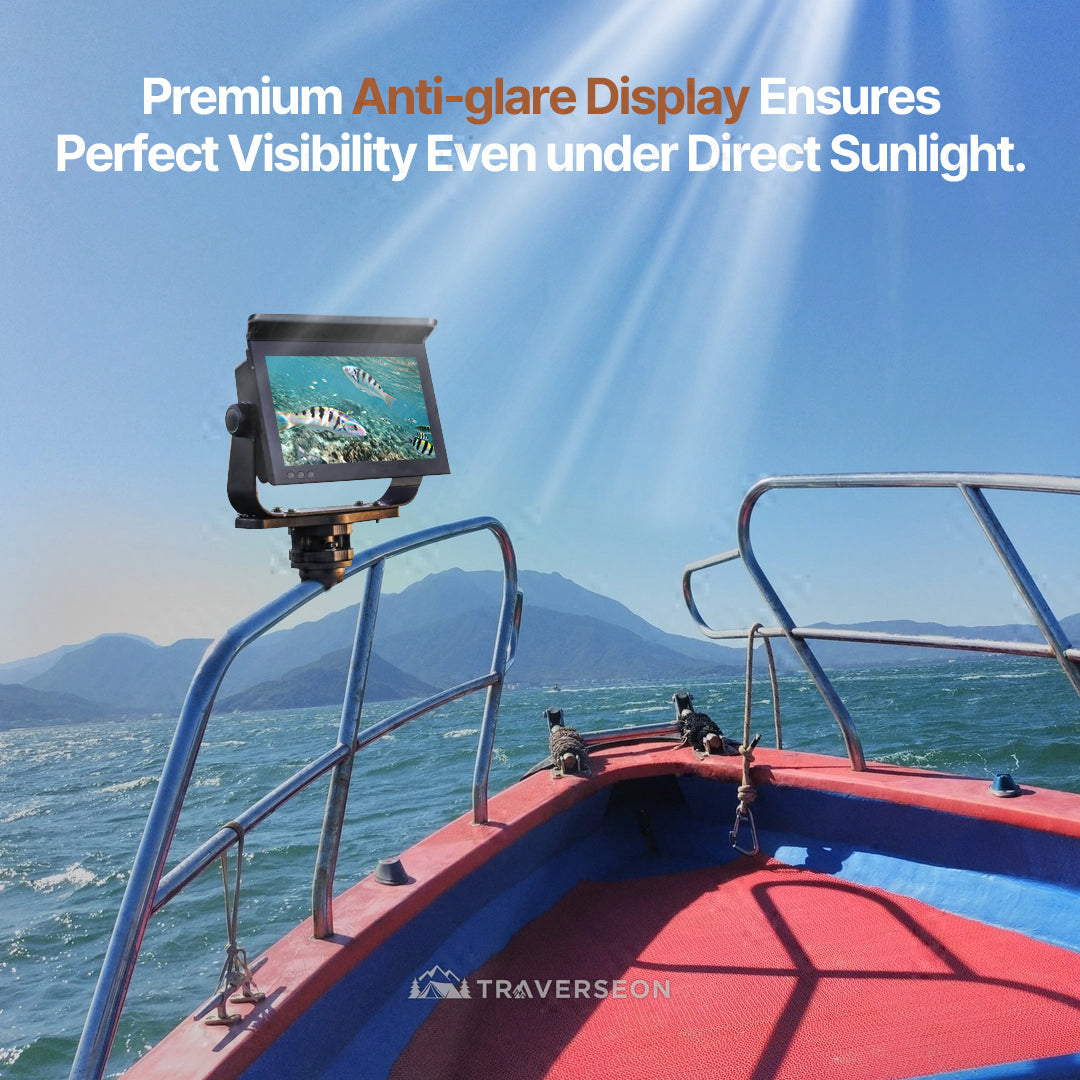 4K Underwater Fish Finder 220° Wide Angle – Ideal for All Freshwater Fishing | Traverseon