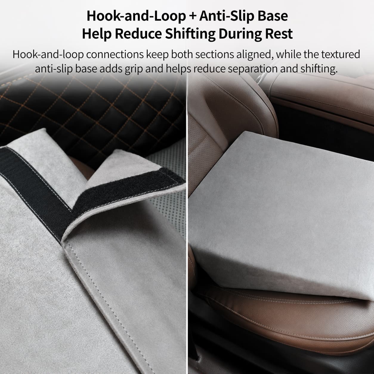 No-Inflation Car Front Seat Sleeping Pad – 1-Seat Leveling Pad for Naps | Traverseon