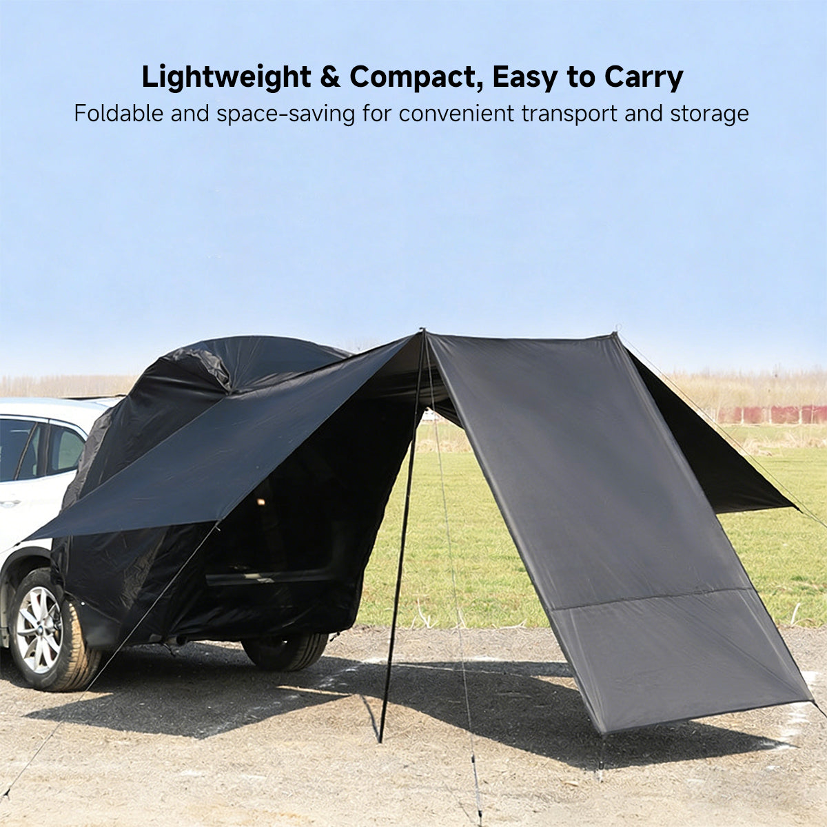 Car Rear SUV Tailgate Tent – Waterproof Sunshade Mosquito Net Shelter | Traverseon