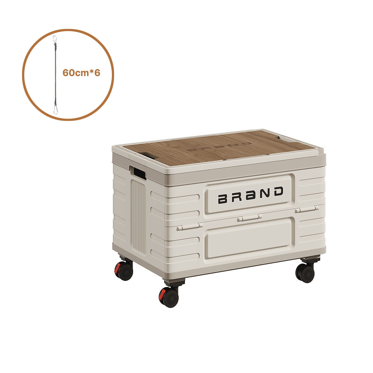 Traverseon Wheeled Storage Box