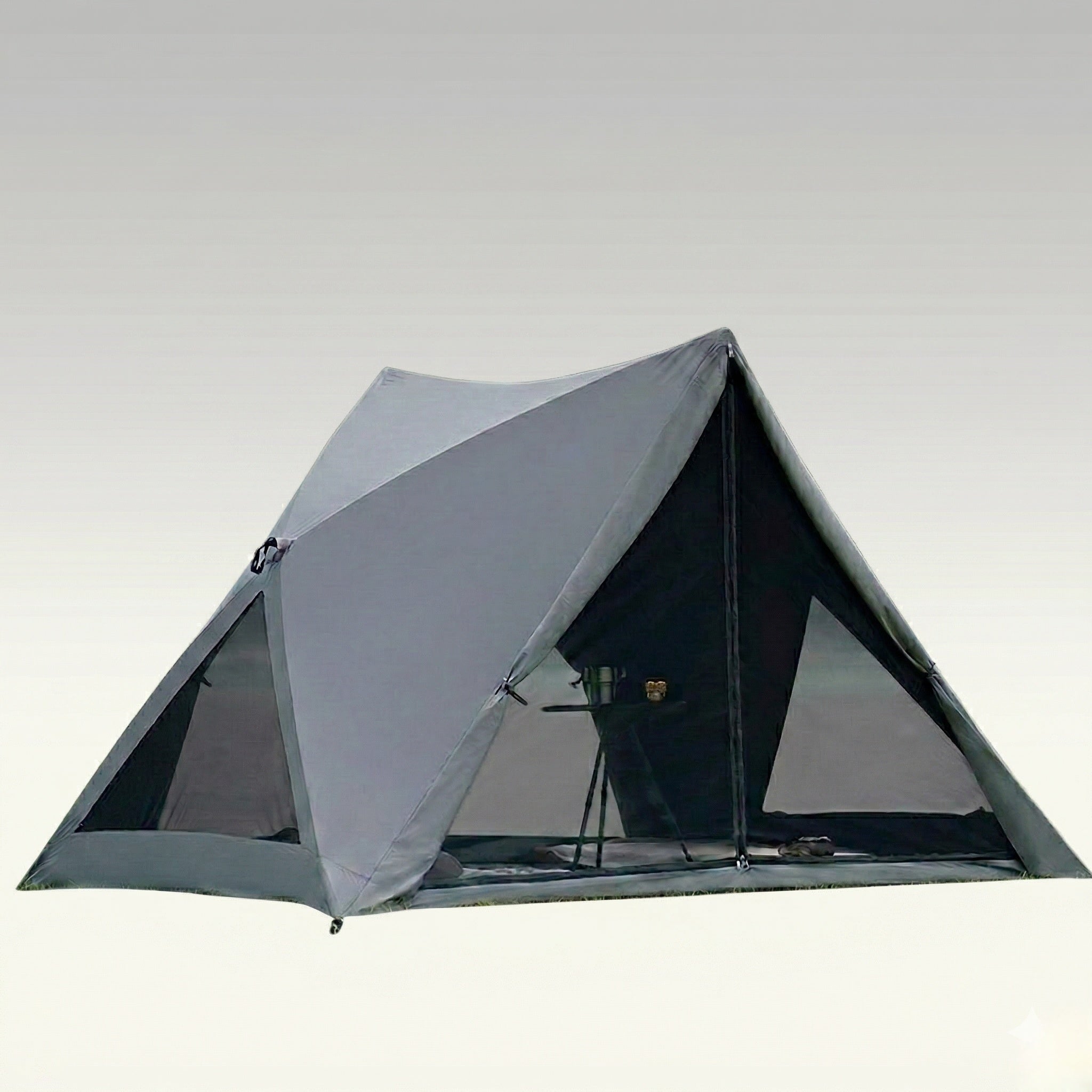 Black Coated Automatic Camping Tent – UPF50+ Waterproof Pop Up Shelter | Traverseon