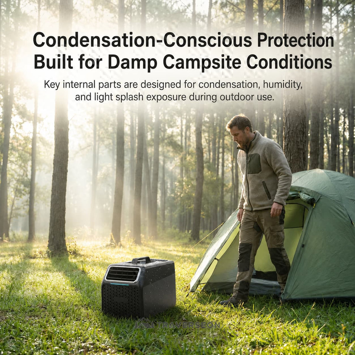 6100 BTU Max Portable Tent Air Conditioner – 110V Camping AC for Tents & RVs | Traverseon