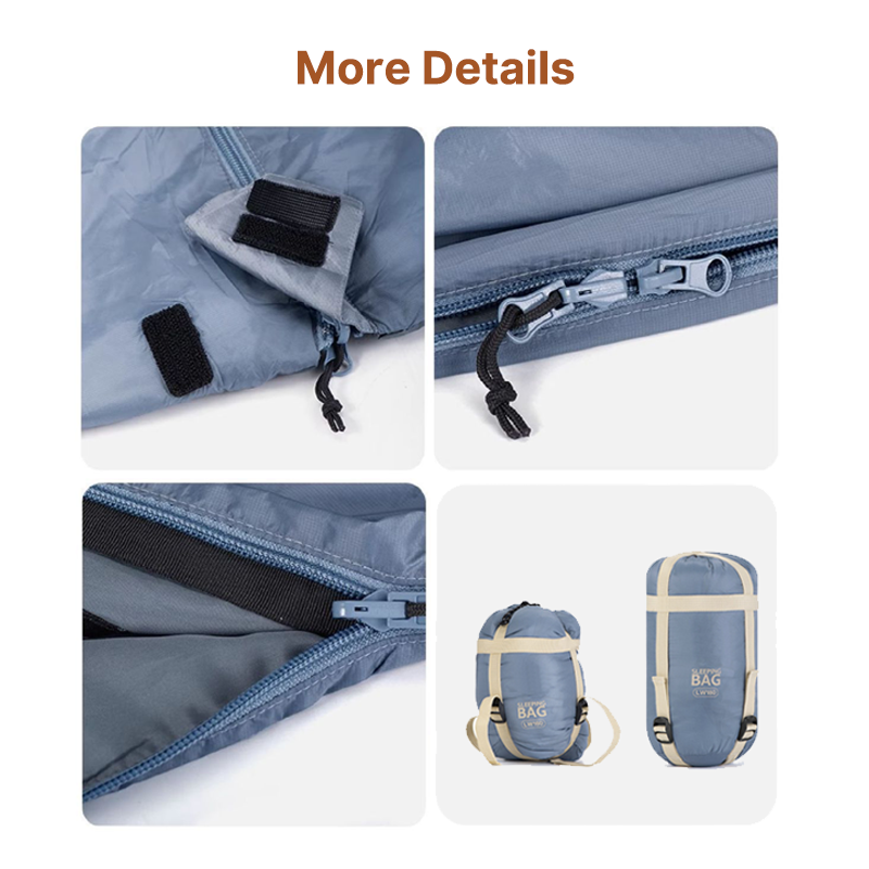 Traverseon 1P All-Season Ultralight Washable Envelope Sleeping Bag