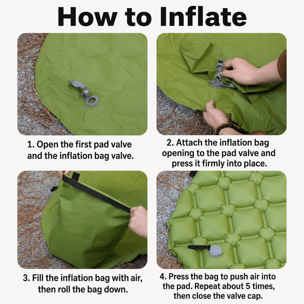 R3 Inflatable Sleeping Pad – Lightweight Insulated Camping Mat | Traverseon