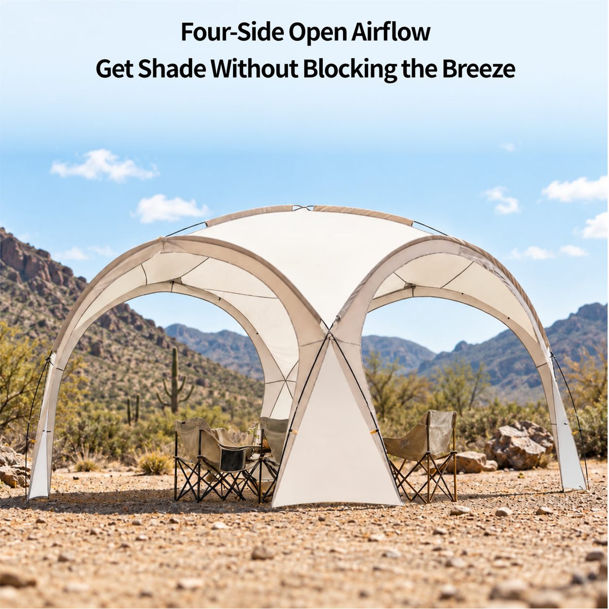 Family Dome Canopy Tent – 4–12 Person Sun Shelter, 10x10 & 14x14 ft | Traverseon