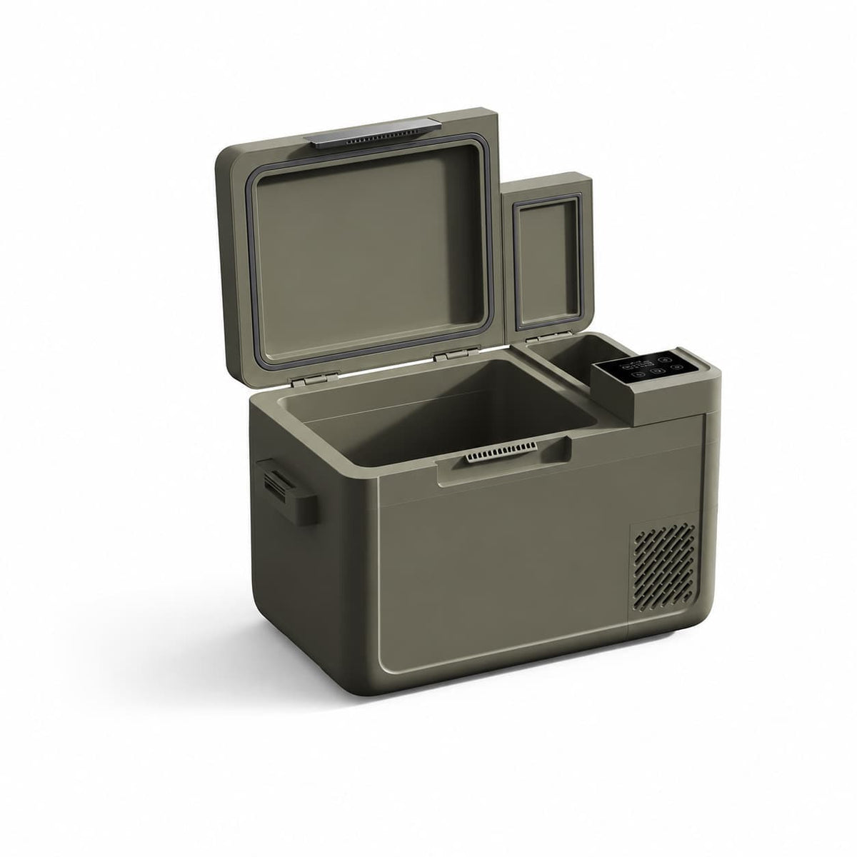 25L/26 Qt 12V/24V Portable Car Fridge with Ice Maker | Traverseon