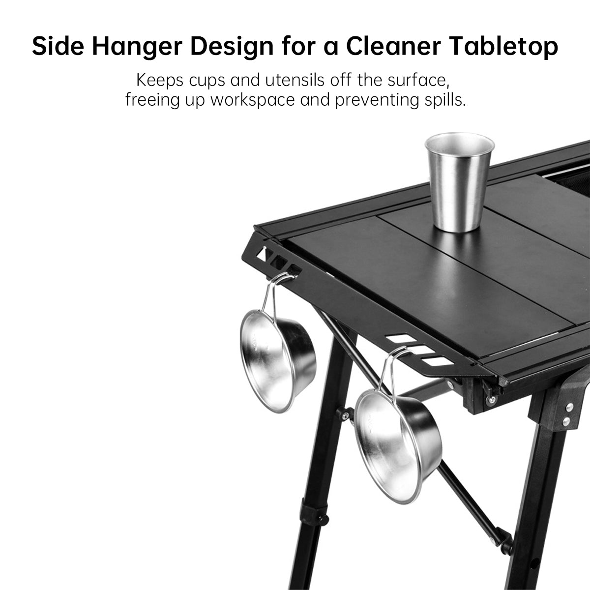 Table Camping IGT – 5-10 Units Modular Folding Portable Aluminum for Camp Picnic RV | Traverseon