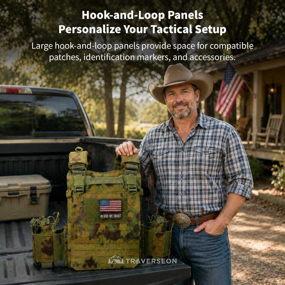 900D Tactical Vest – Adjustable MOLLE Quick-Release Carrier | Traverseon