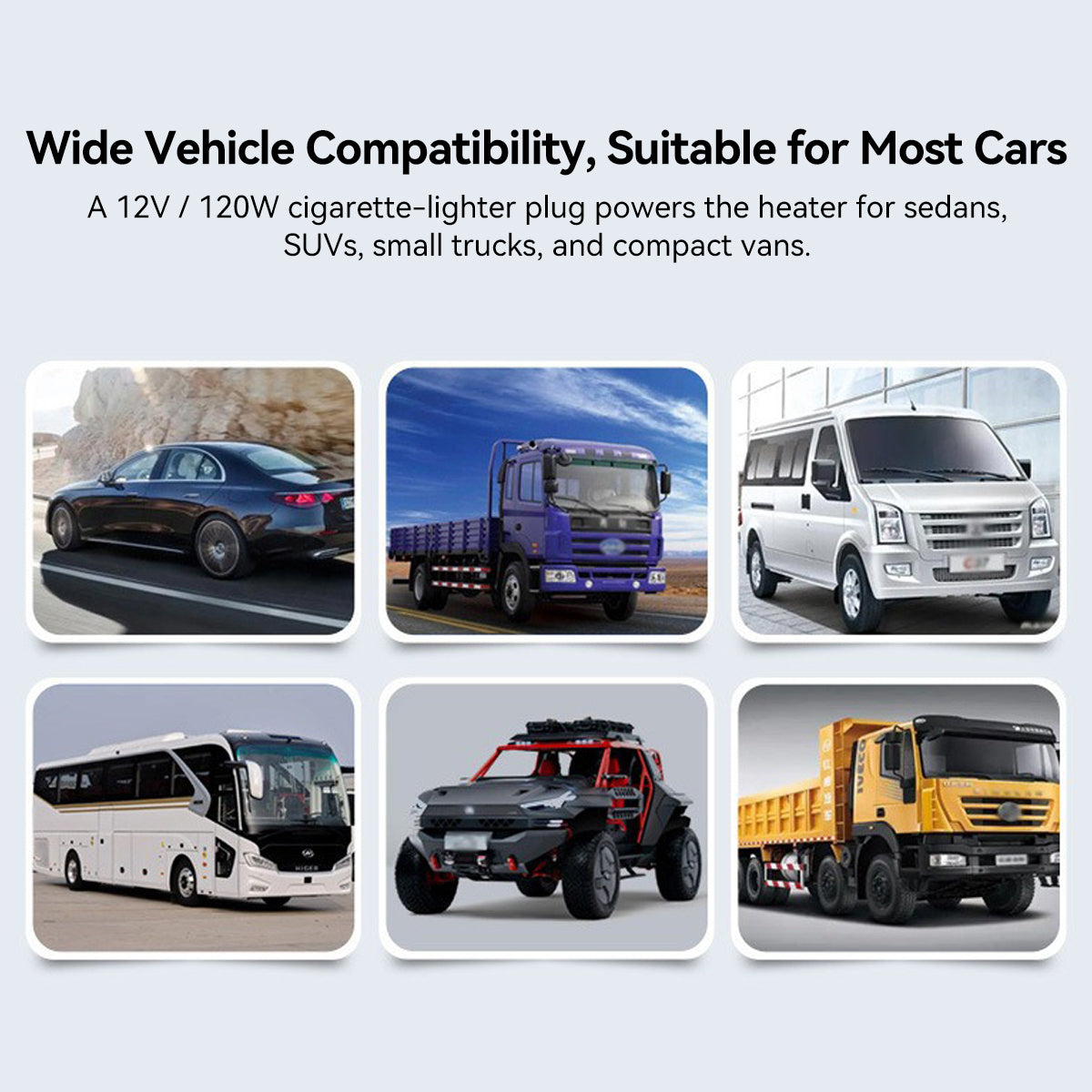 12V Portable Car Heater – Instant Heat & Fast Windshield Defogger | Traverseon