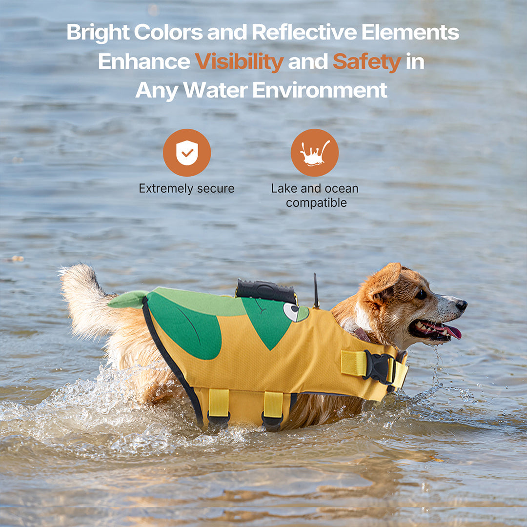 Full Chest and Belly Protection Dog Swimming Life Vest
