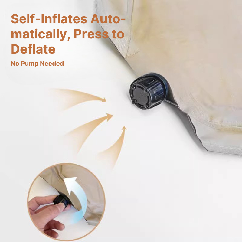Automatic Inflatable Camping Mattress β Moisture-Proof,Back-Support,Portable|Traverseon