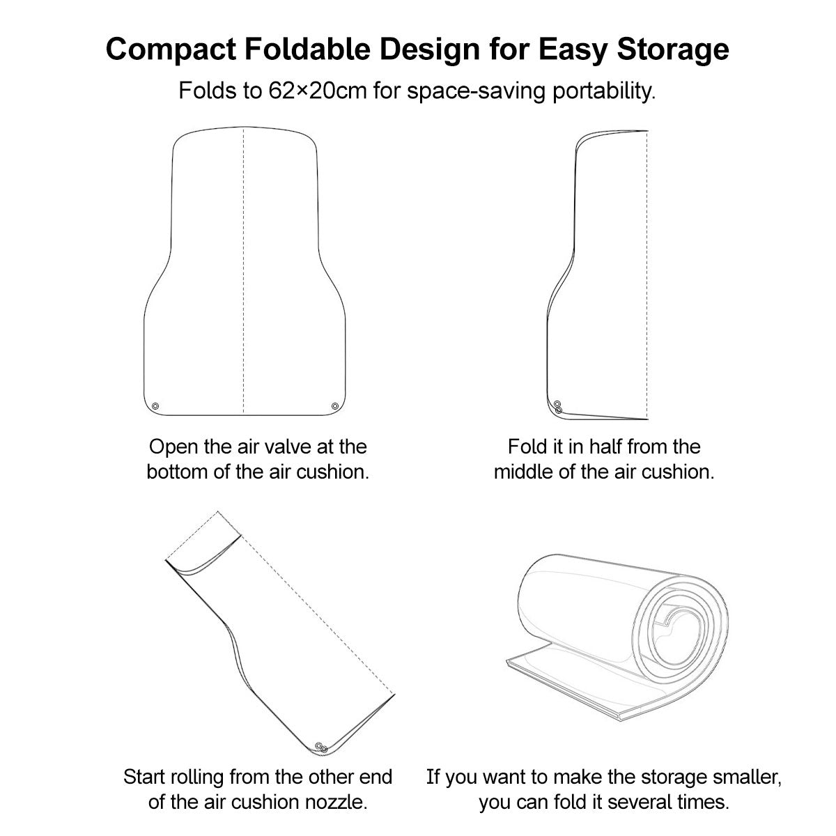 SUV Air Mattress Self-Inflating – Compact for Road Trips | Traverseon