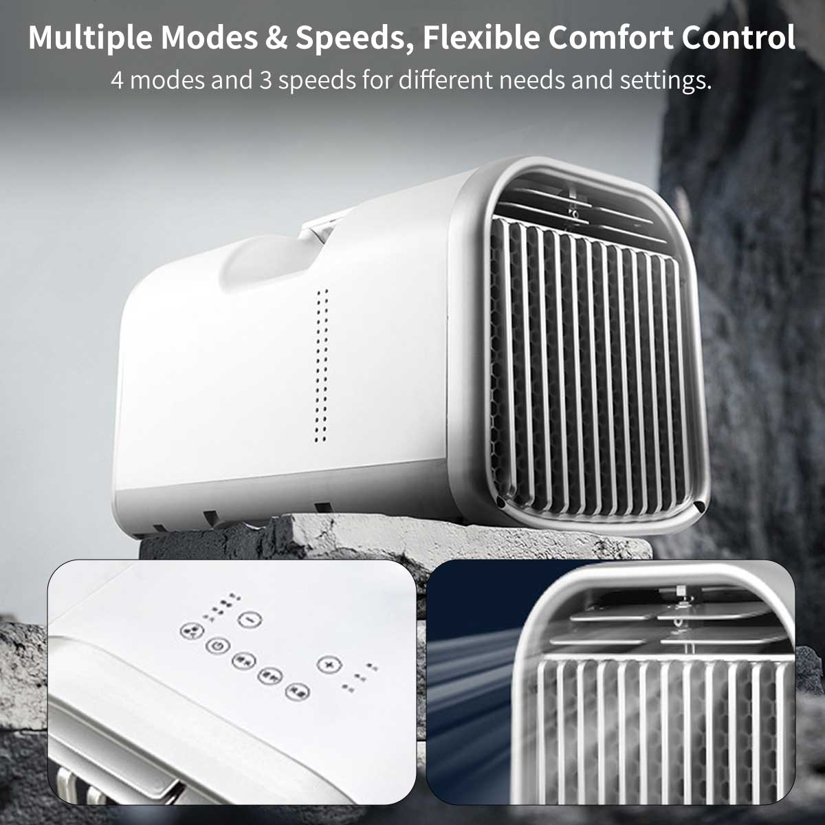Portable Air Conditioner 4500/5200 BTU for 53–108 sq.ft – Camping RV AC | Traverseon
