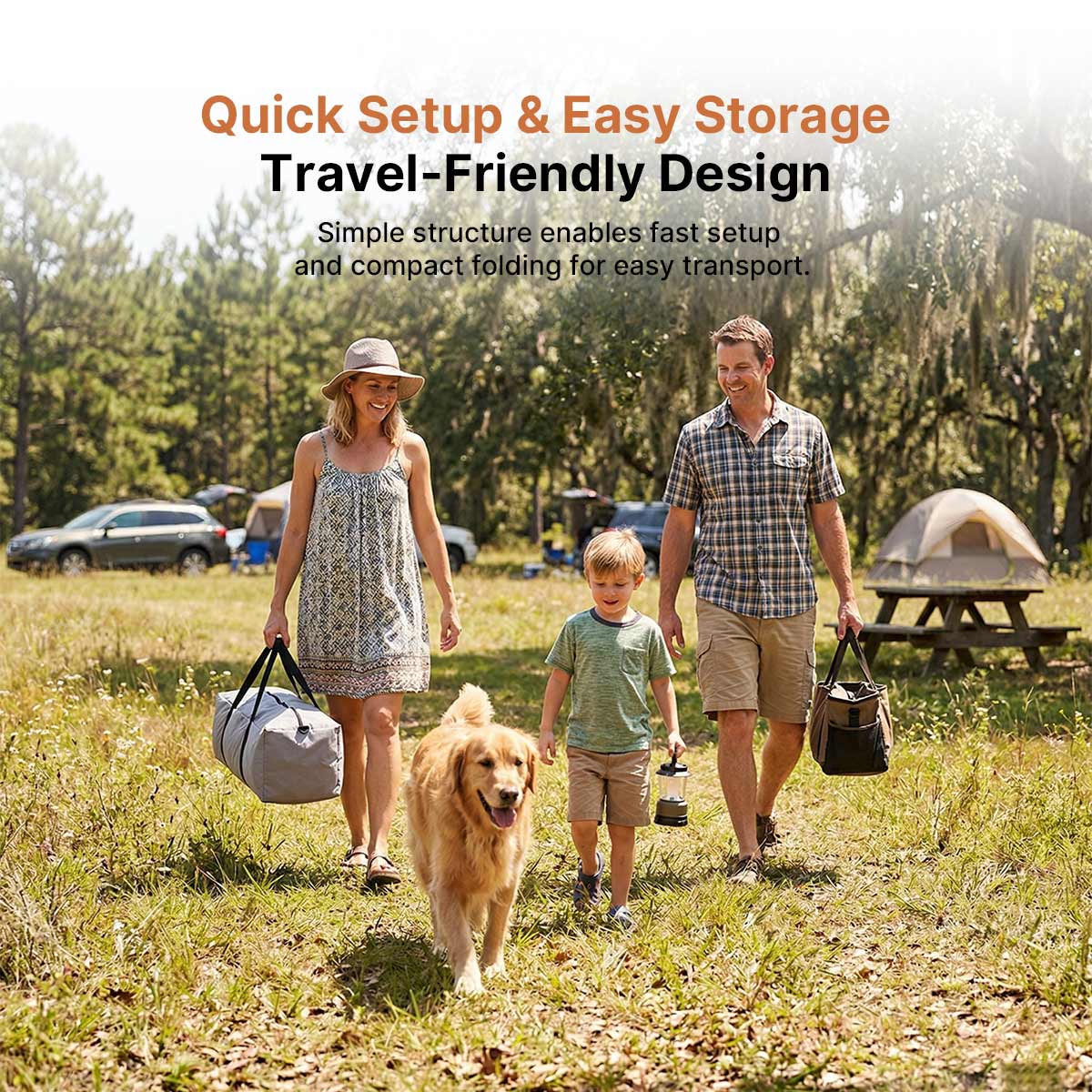 Large Tent 8-12 Person – 2-Bedroom 1-Living Room, Waterproof TearShield Camping | Traverseon