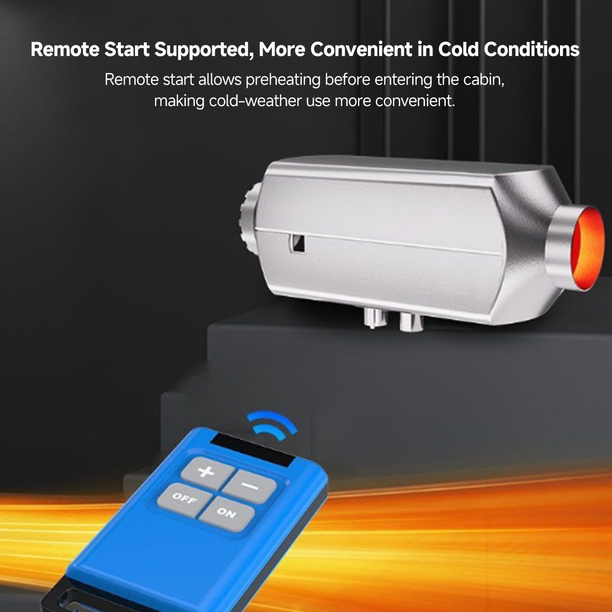Air Parking Heater – 5000W Diesel Quiet Rapid Heat Portable for Car Truck RV | Traverseon