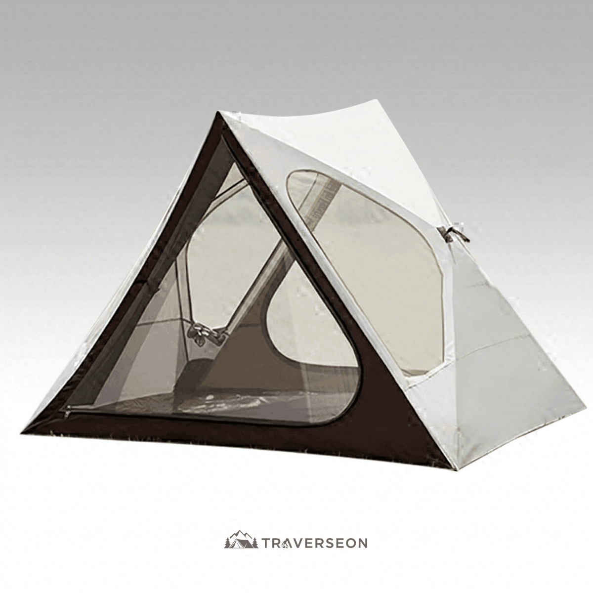 2-3 Person Pop Up Tent - UV Waterproof Triangle for Camping Beach Hiking | Traverseon