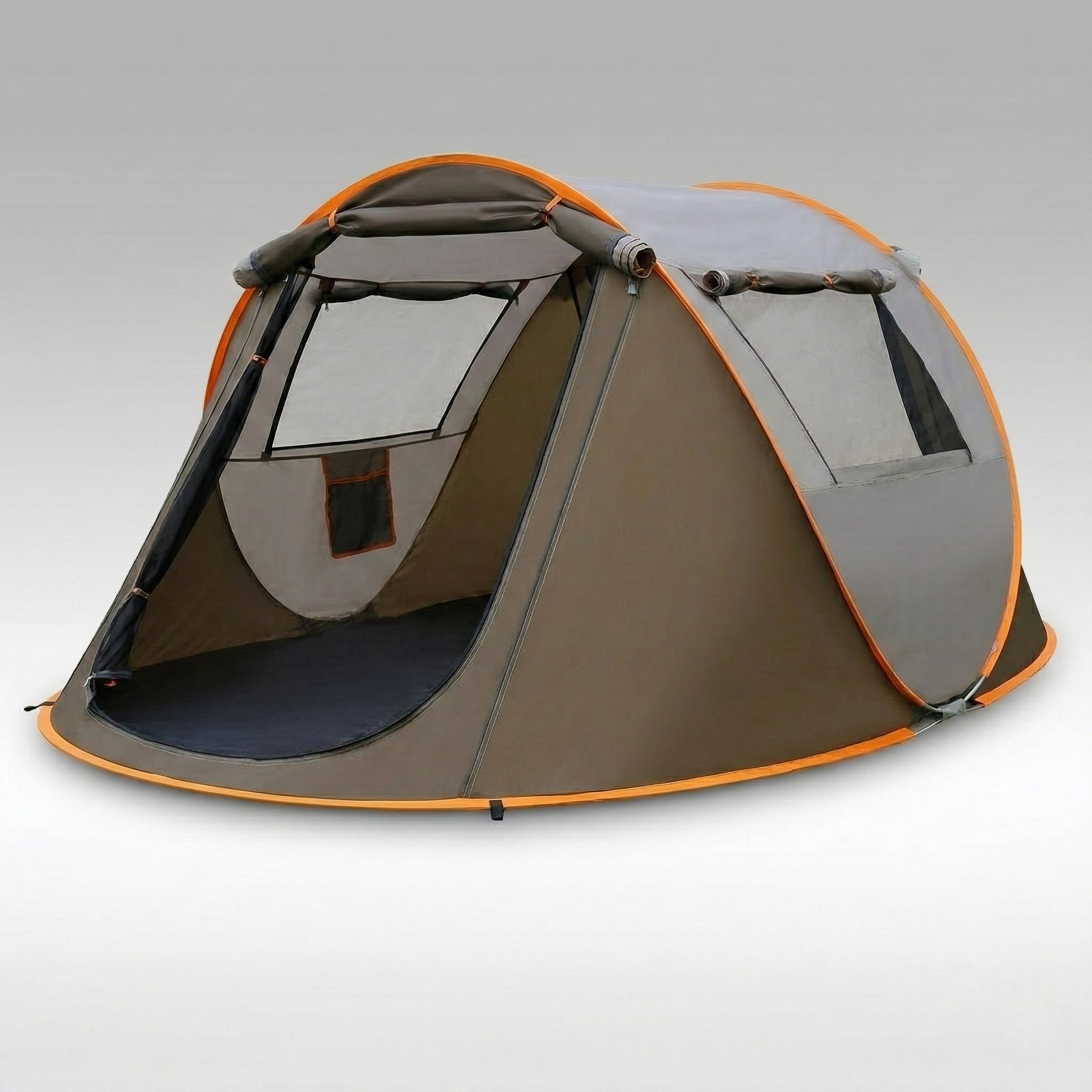 Automatic Pop-up Camping Tent – 3-8 Person Waterproof Instant Setup Shelter with Porch