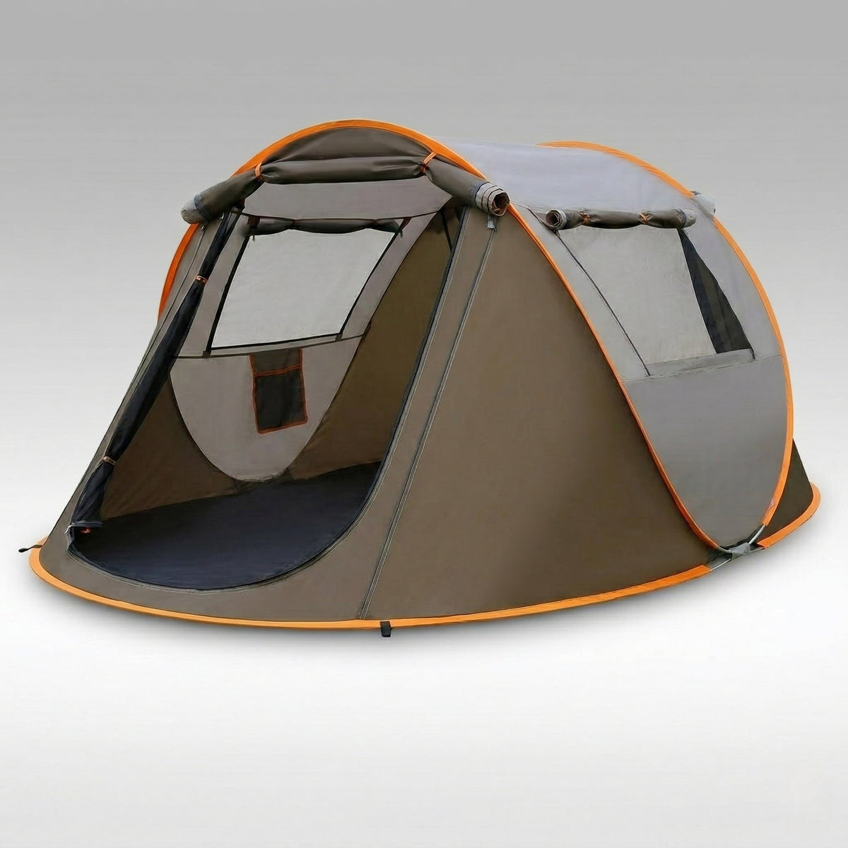 Automatic Pop-up Camping Tent – 3-8 Person Waterproof Instant Setup Shelter with Porch | Traverseon