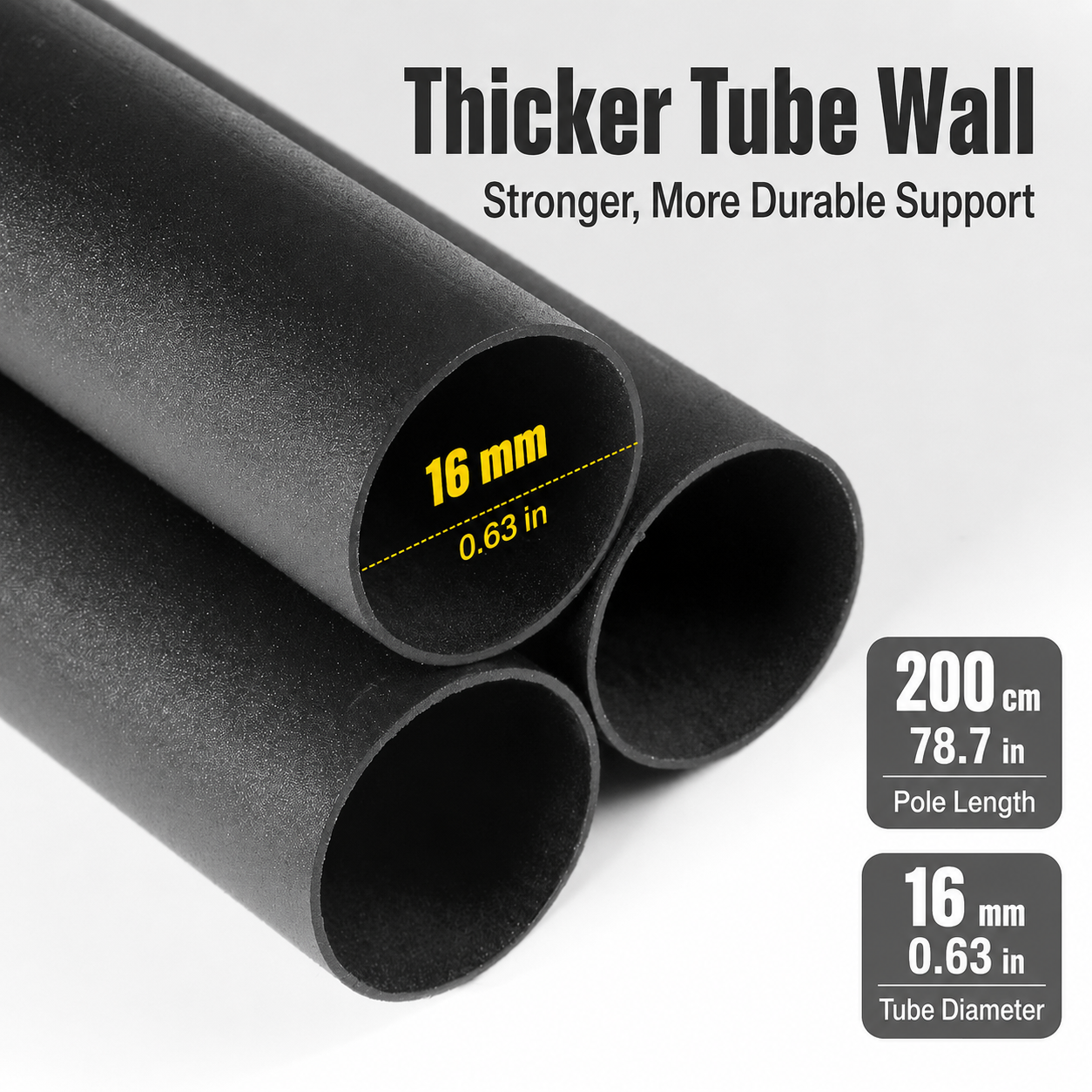 Camping Tent Awning Poles – 200cm 2-Pack Vestibule Rods | Traverseon