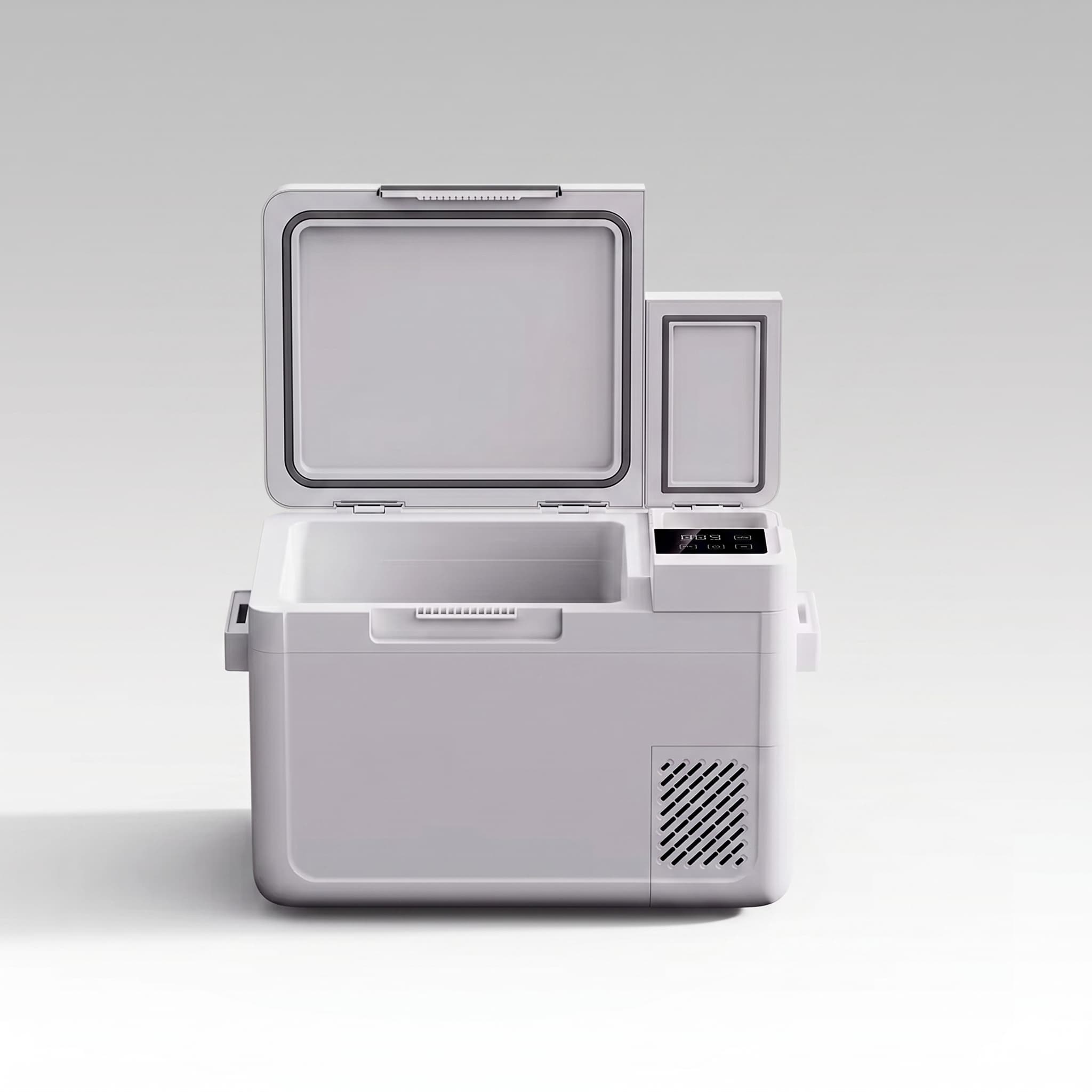 25L/26 Qt 12V/24V Portable Car Fridge with Ice Maker | Traverseon