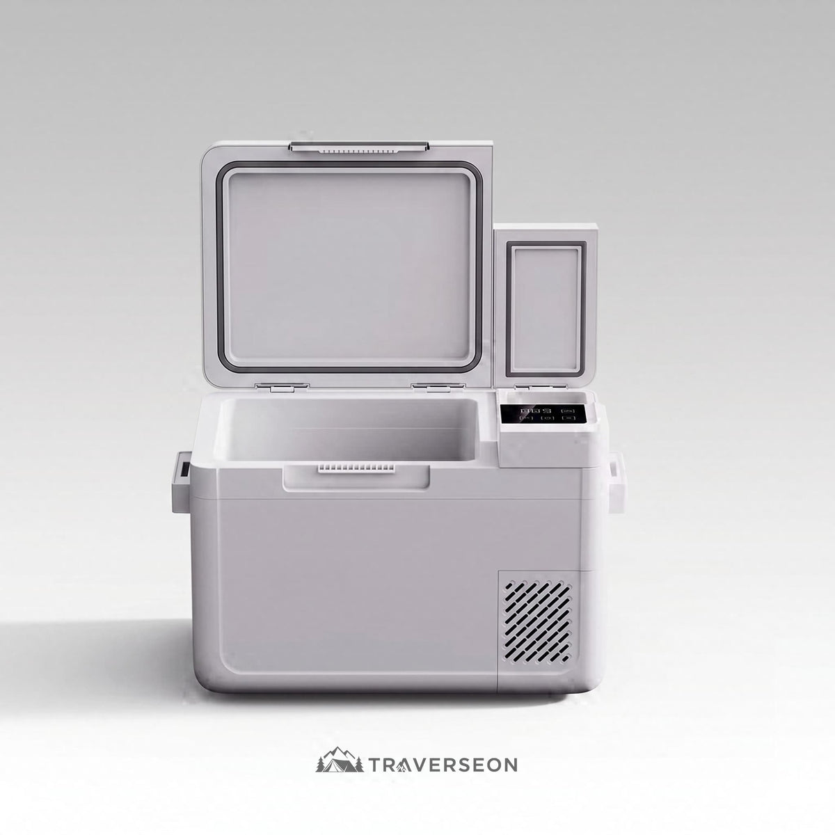 25L/26 Qt 12V/24V Portable Car Fridge with Ice Maker | Traverseon