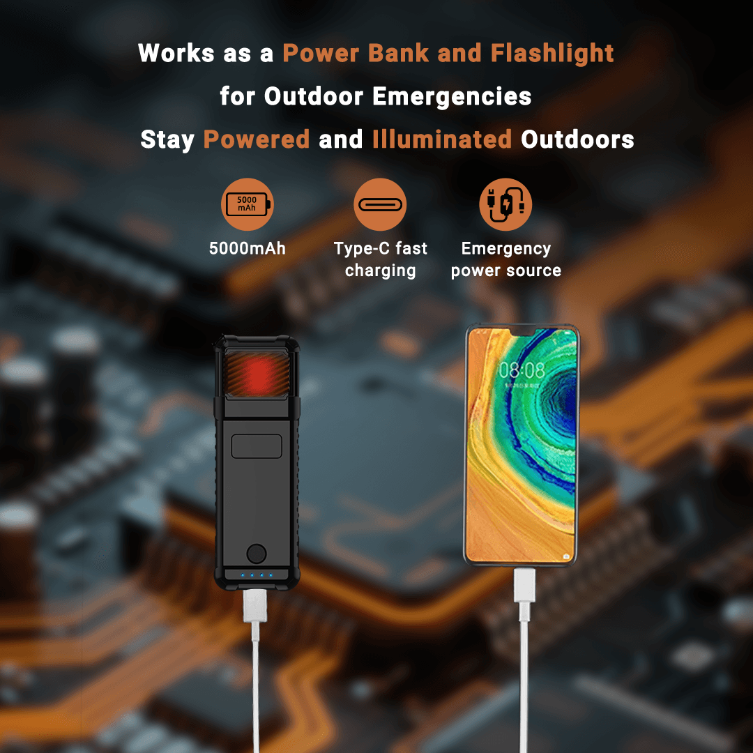 14-Hour Long Battery Life, 50m² Coverage, Lithium Battery Mosquito Zapper