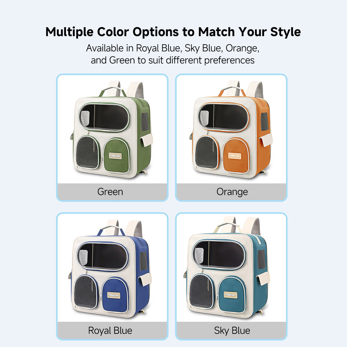 3-in-1 Detachable Lightweight Pet Rolling Carrier - Travel Bag for Cats & Dogs Up to 18 lbs | Traverseon