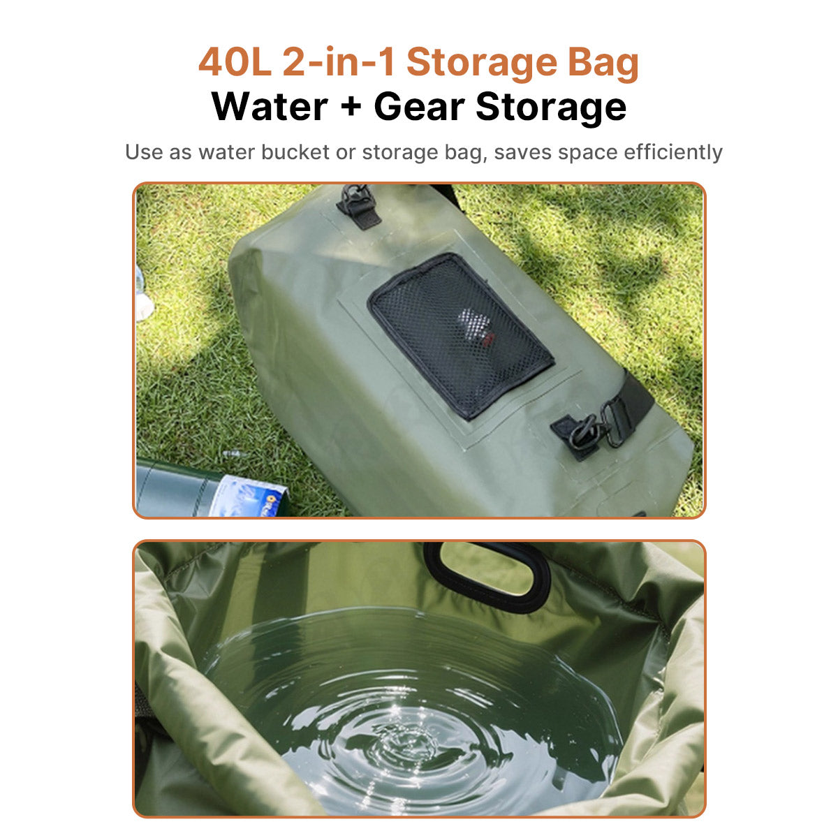 Portable Propane Water Heater – 20472 BTU 5200mAh Constant Temp 450g Tank Camping RV | Traverseon
