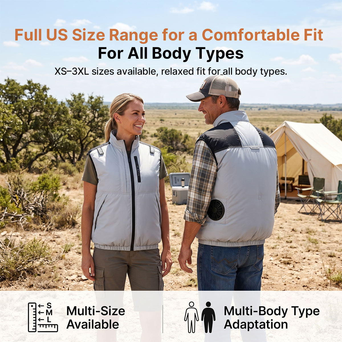 Cooling Vest Jacket for Men Women – Dual Fan UV Water Resistant Work Vest | Traverseon