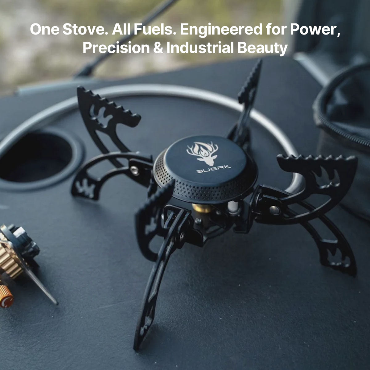 Traverseon Gas Camping Stove β 3800W Portable Windproof Outdoor Burner