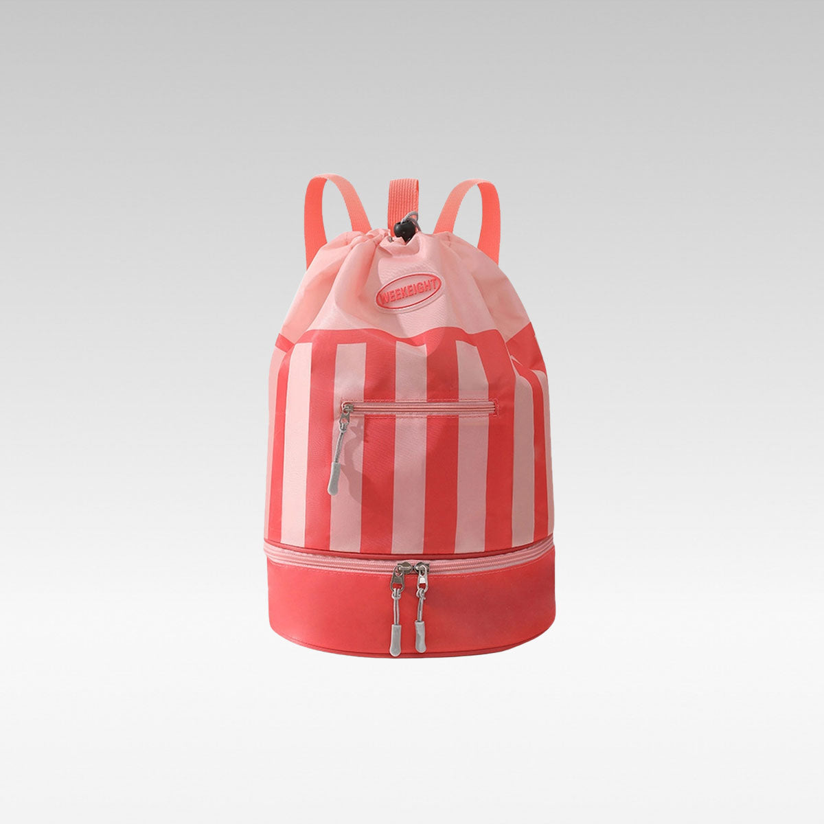 Wet-Dry Shoe-Bay Drawstring Backpack