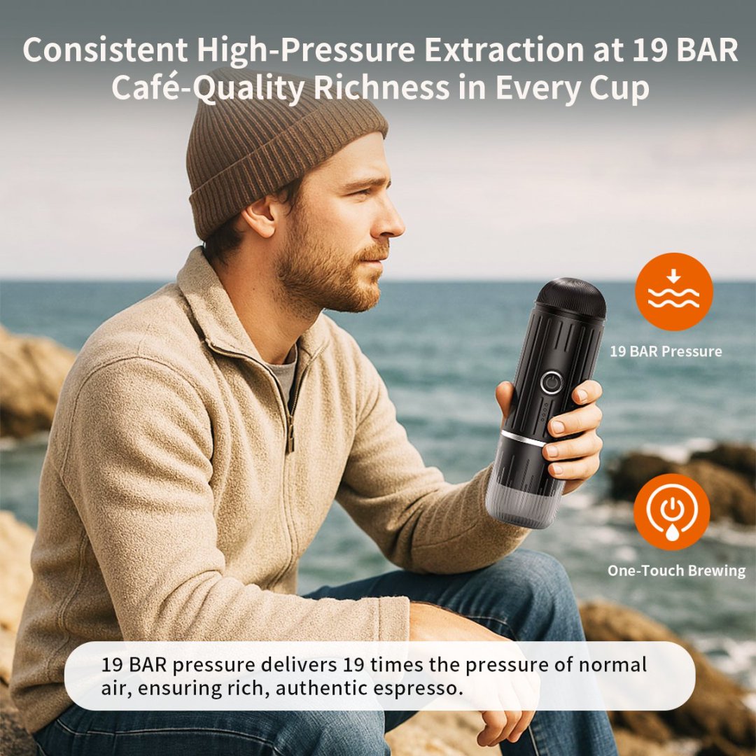 High-pressure Brewing Portable Espresso Machine