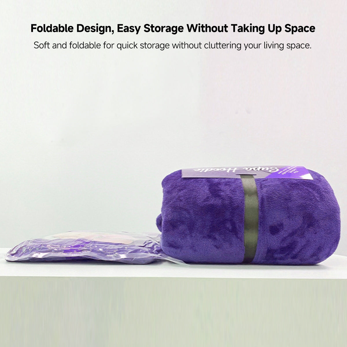 Cordless Heated Hoodie Blanket – 1400g Thick Flannel Cozy Warmth Anywhere | Traverseon