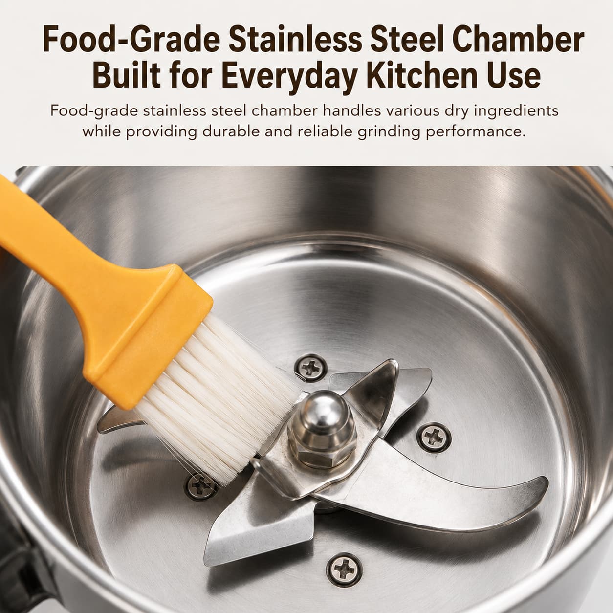 350g Electric Kitchen Grinder – High-Speed Spice & Grain Mill | Traverseon