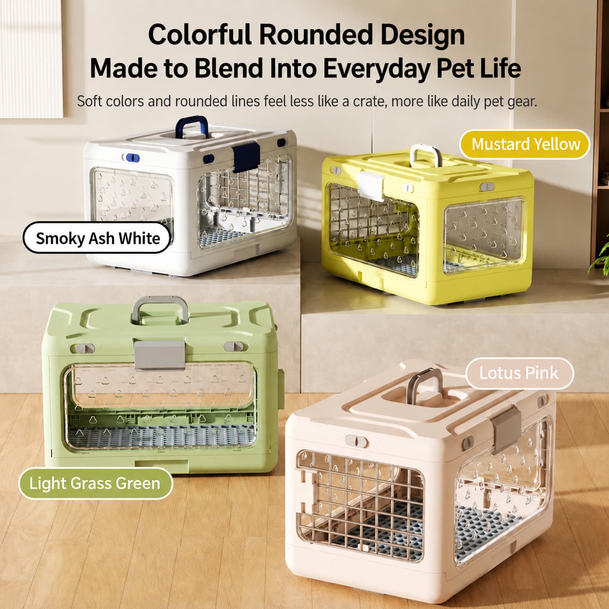 Top-Opening Foldable Pet Carrier – Hard-Sided Ventilated for Air Travel | Traverseon