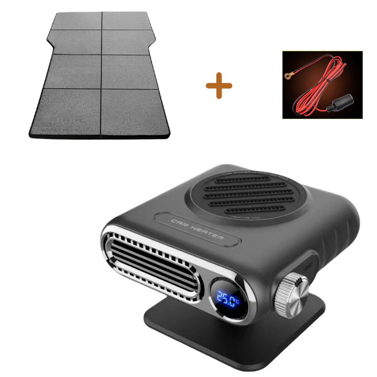 Portable 12V Fast-Heating Car Heater for Winter Driving & Defrosting