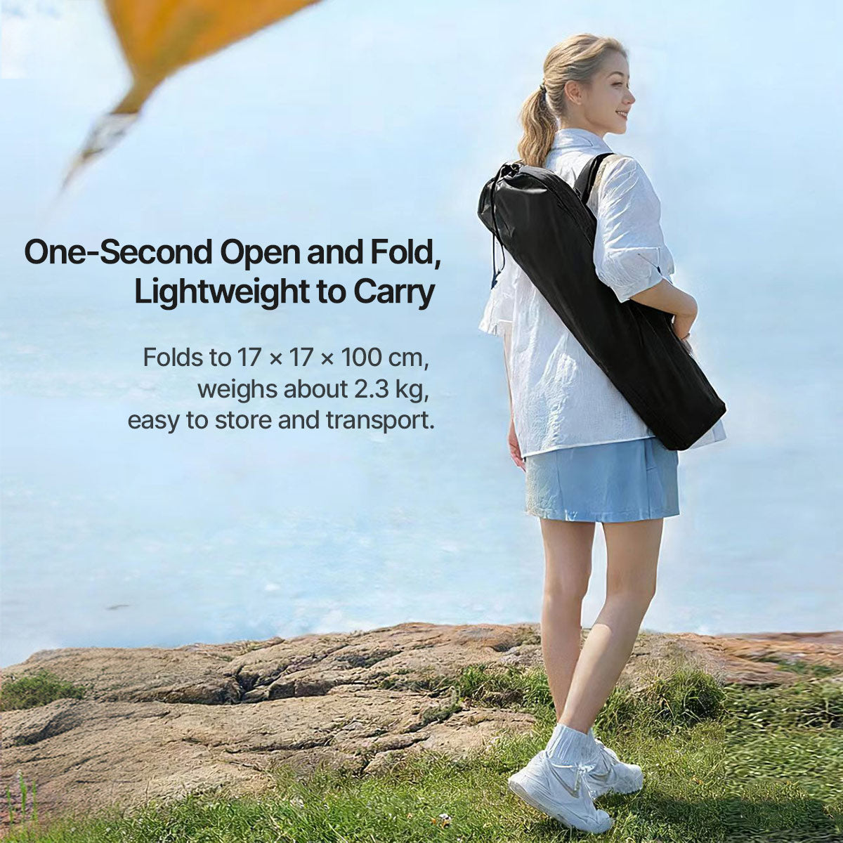 265 lb Reclining Moon Chair — 4-Level Adjustable, Extra-Wide Seat, Multi-Scene Outdoor Use | Traverseon