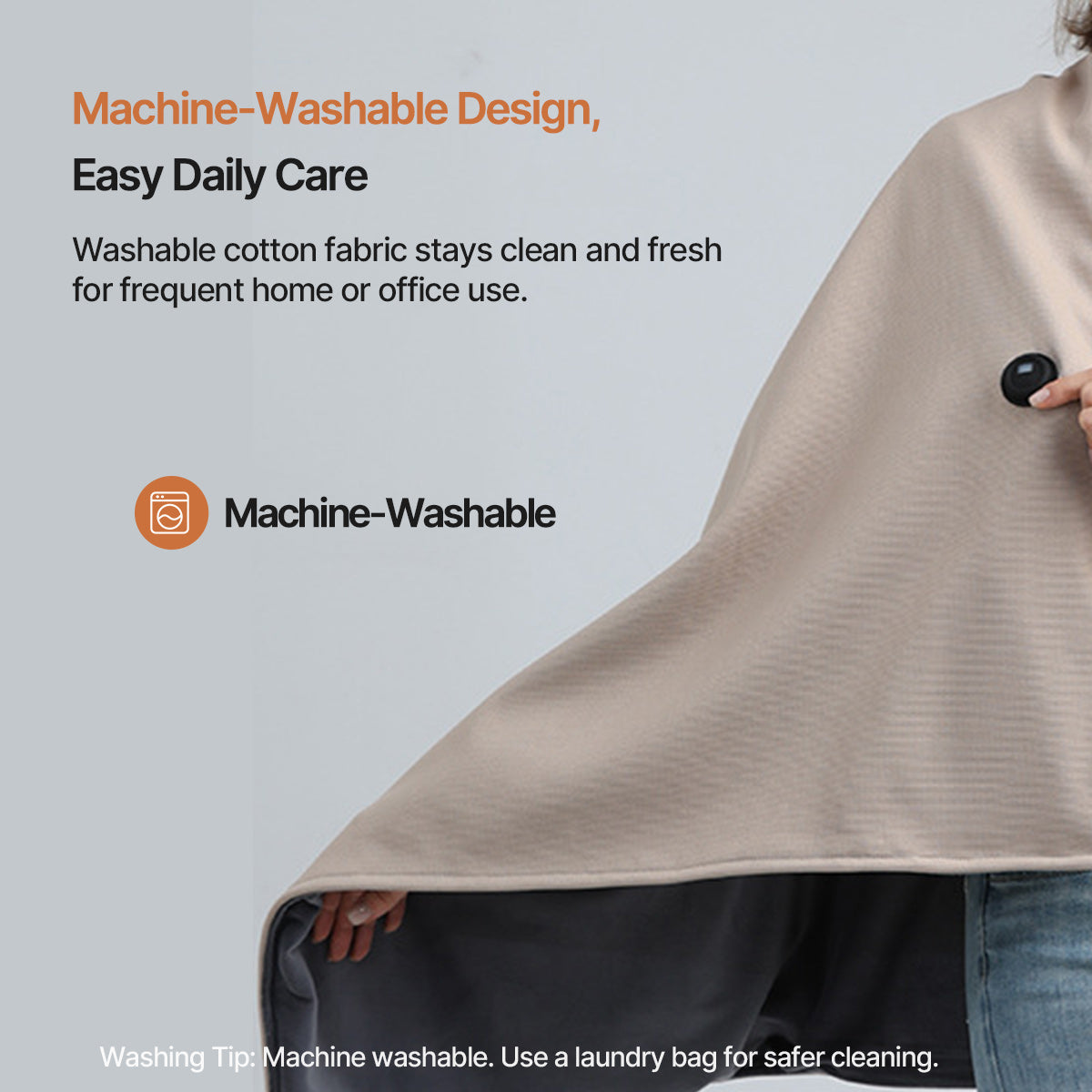 Heated Electric Blanket – Portable Shawl USB Heating Office Camping Car Outdoor | Traverseon