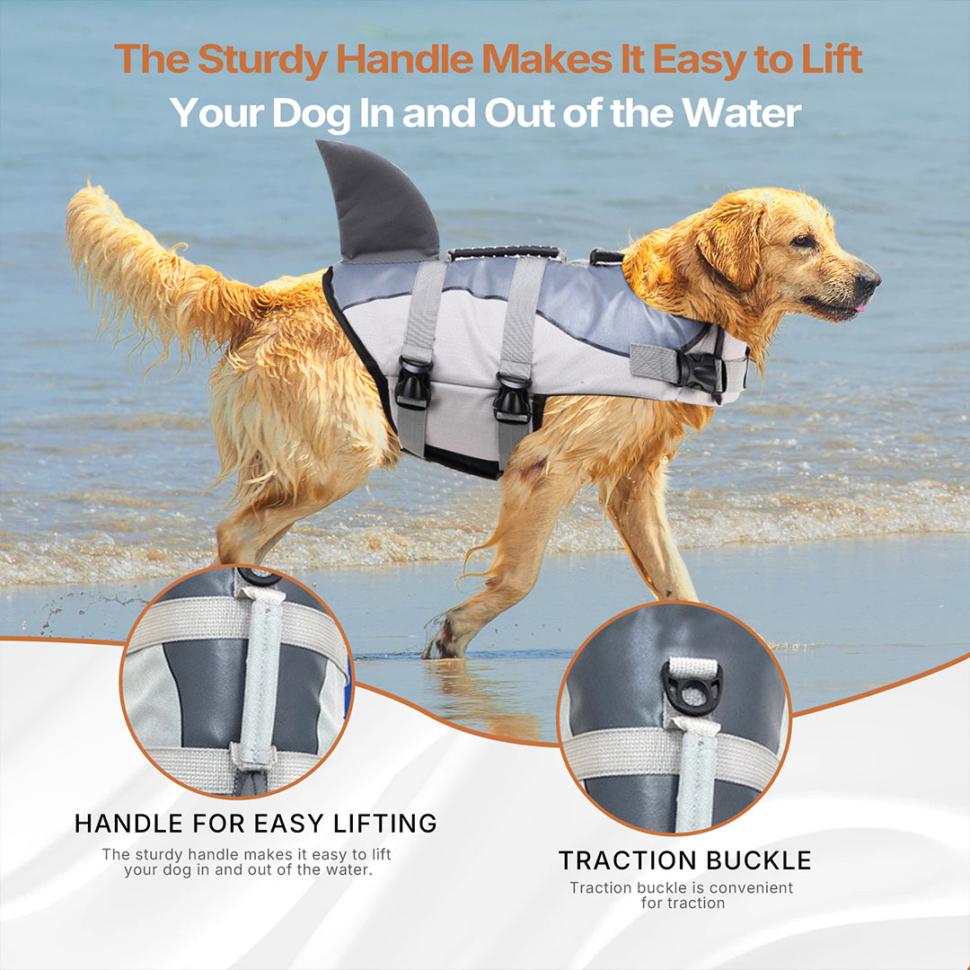 Full Chest and Belly Protection Dog Swimming Life Vest