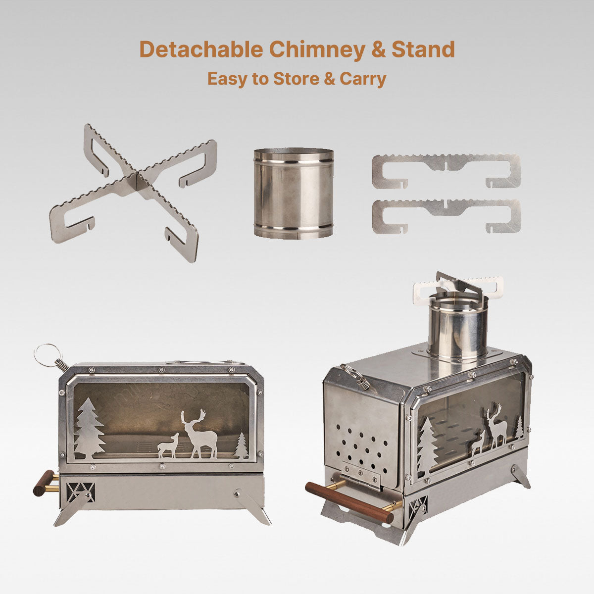 Portable Camping Wood Burning Stove