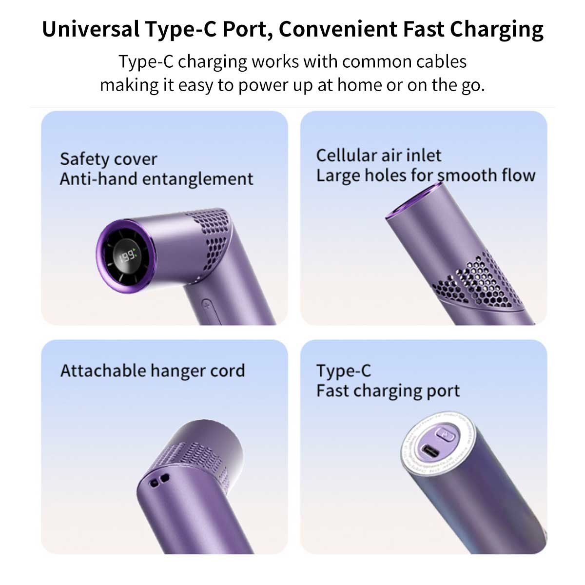 Portable Handheld Fan – 3000mAh 199-Speed Lipstick Mini Fan | Traverseon