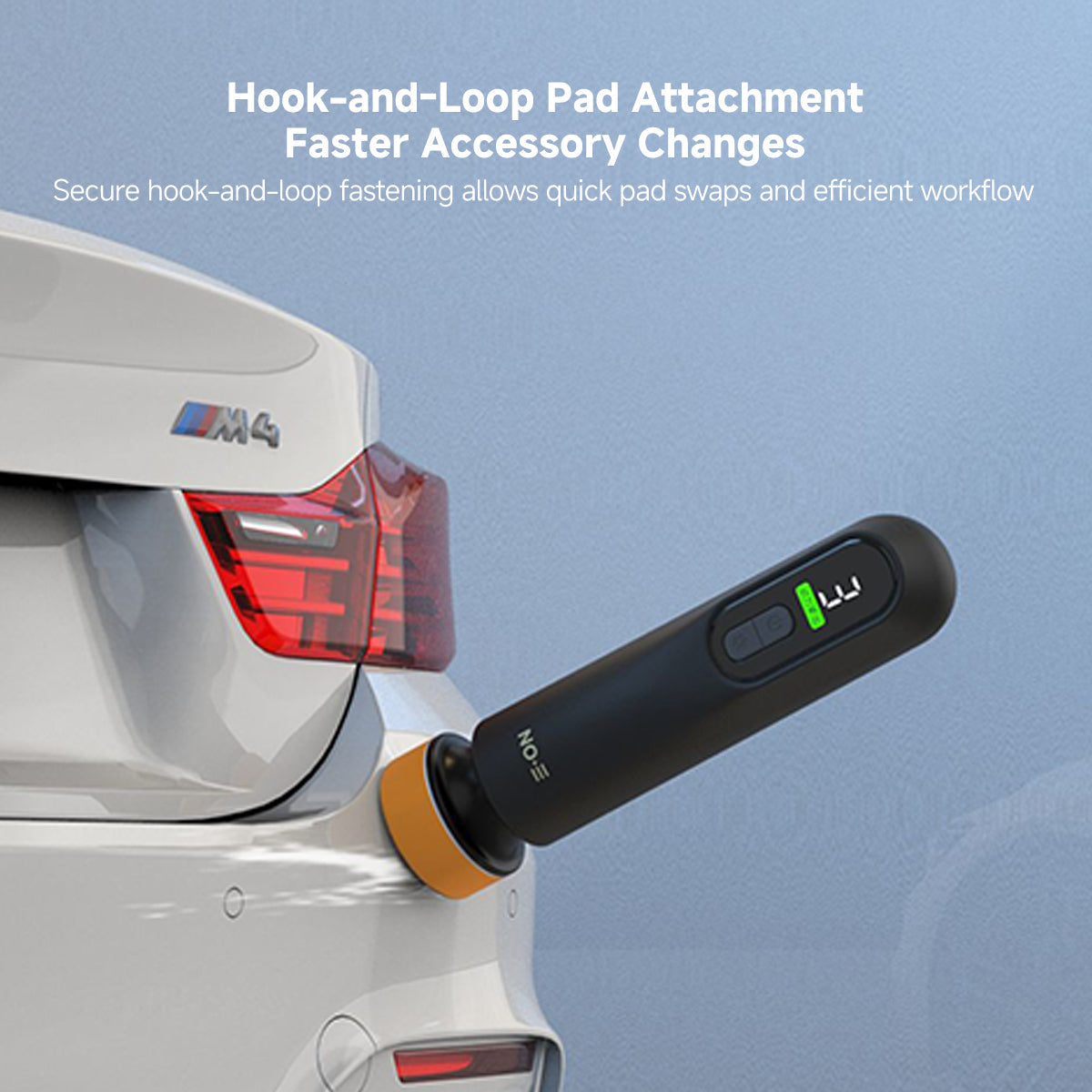 Cordless Car Polisher 3-Speed Mini Buffer Scratch Remover 2000mAh Rechargeable | Traverseon